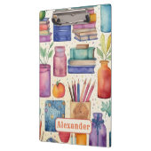 Der Name des modernen Musters "Zurück zu Schulmate Klemmbrett (Links)