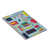 Der Name des modernen Musters "Zurück zu Schulmate Notizblock (Rechte Seite)