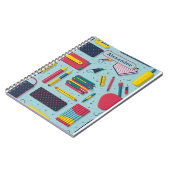 Der Name des modernen Musters "Zurück zu Schulmate Notizblock (Linke Seite)