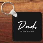 Der Name des modernen Vaters Script Kid Schlüsselanhänger (Vorderseite)