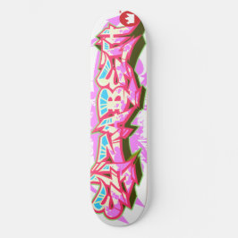 Der Name Elizabeth in Graffiti Skateboard