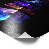 Der Name Engel in 3D-Leuchten Fotodruck (Ecke)