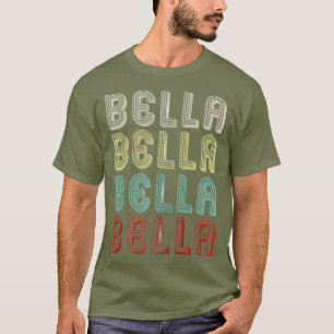 Der Name ist Bella in Retro Vintage Diskothek Fant T-Shirt