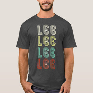 Der Name ist Lee in Retro Vintage Disco Lustig T-Shirt