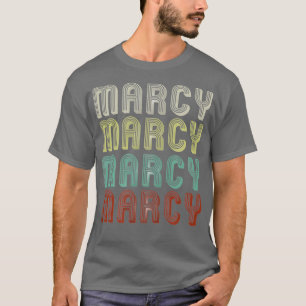 Der Name ist Marcy in der Vintagen Diskothek Retro T-Shirt