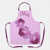 Der Name kann hübsch rosa rosa Blumengestein sein Schürze (Vorderseite)