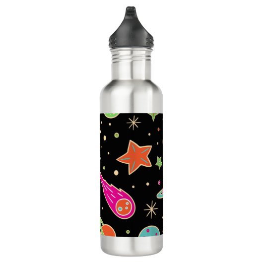 Der Name "Kids' Back to School Space Rocket" Edelstahlflasche (Rechts)