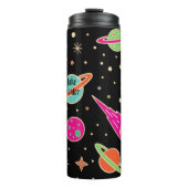 Der Name "Kids' Back to School Space Rocket" Thermosbecher (Vorderseite)