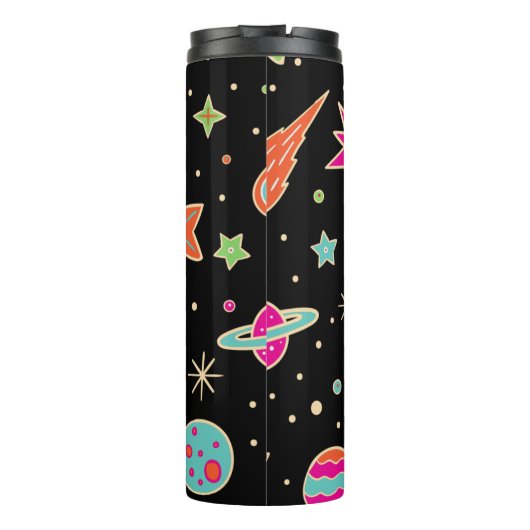 Der Name "Kids' Back to School Space Rocket" Thermosbecher (Rückseite)