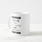 Der Name mag wirklich (oder Lieben) Betreff Kaffeetasse (Vorderseite Links)