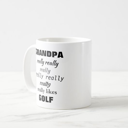 Der Name mag wirklich (oder Lieben) Betreff Kaffeetasse (Vorderseite Links)