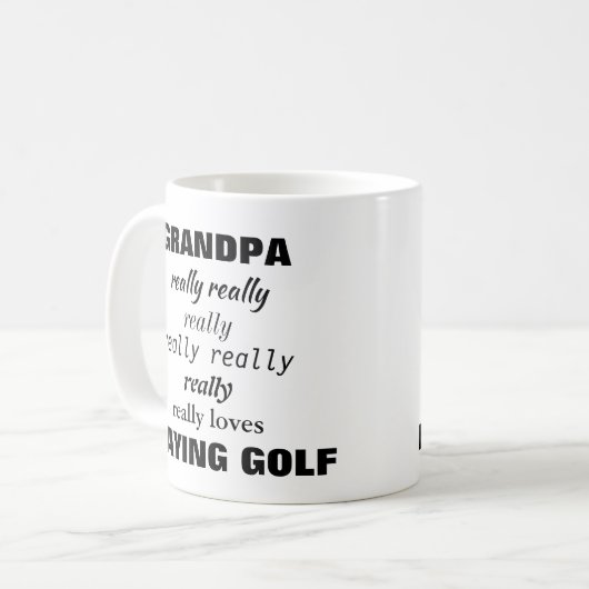 Der Name mag wirklich (oder Lieben) Betreff Kaffeetasse (Vorderseite Links)