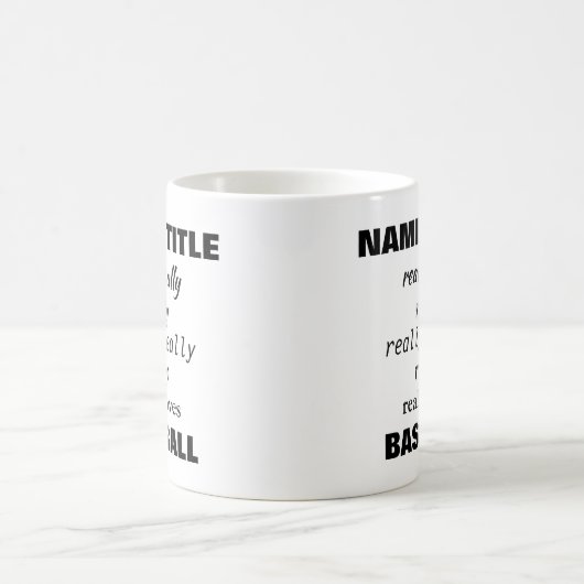 Der Name mag wirklich (oder Lieben) Betreff Kaffeetasse (Mittel)