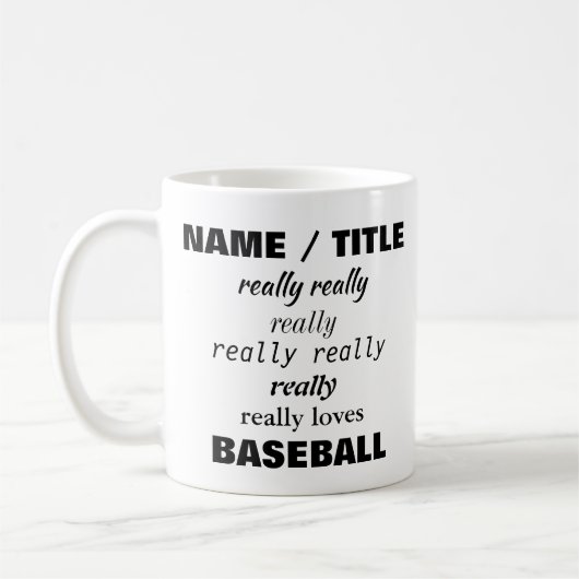 Der Name mag wirklich (oder Lieben) Betreff Kaffeetasse (Links)