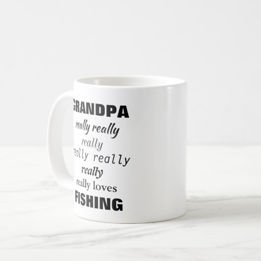 Der Name mag wirklich (oder Lieben) Betreff Kaffeetasse (Vorderseite Links)