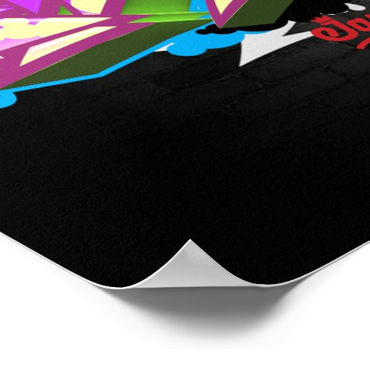 Der Name Makayla in Graffiti Poster (Ecke)