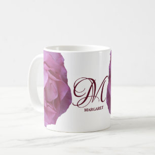 Der Name Margaret hübsch rosa Rosen Spaß Kaffeetasse