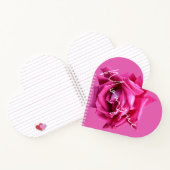 Der Name Monique hübsche Rosa Rose Notizblock (Innenseite)