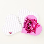 Der Name Monique hübsche Rosa Rose Spaß Notizblock (Innenseite)