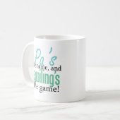 Der Name PAs und Verderbens des Spiels! Kaffeetasse (Vorderseite Links)