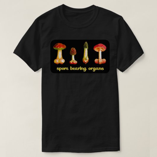 Der Name Phallus Mushroom Art Fantasy T-Shirt (Design vorne)