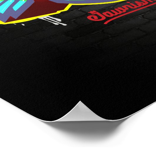 Der Name Tyler in Graffiti Poster (Ecke)