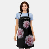 Der Name Vanessa hübsch rosa rosa rosa boho Schürze (Getragen)