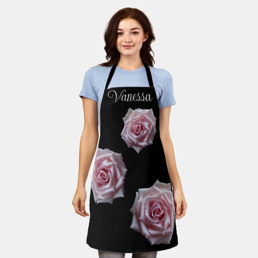 Der Name Vanessa hübsch rosa rosa rosa boho Schürze (Getragen)