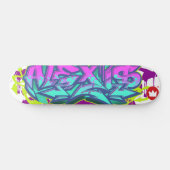 Der Namensalexis in den Graffiti Skateboard (Horizontal)