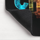 Der Namenschris in den Lichtern 3D Mousepad (Ecke)