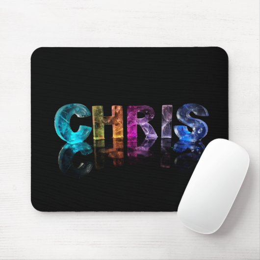 Der Namenschris in den Lichtern 3D Mousepad (Mit Mouse)