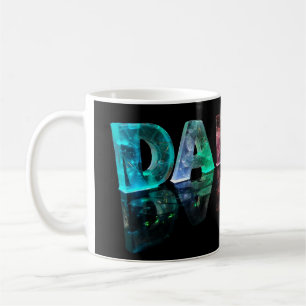 Der Namensdaniel in 3D beleuchtet (Fotografie) Kaffeetasse