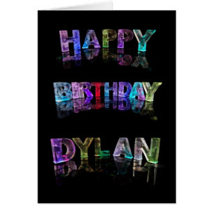 Der Namensdylan in 3D beleuchtet (Fotografie)
