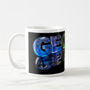 Der Namensgeorge in 3D beleuchtet (Fotografie) Kaffeetasse