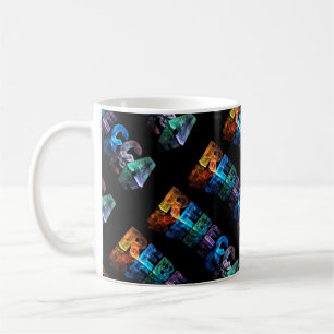 Der NamensRebecca in 3D beleuchtet (Fotografie) Kaffeetasse