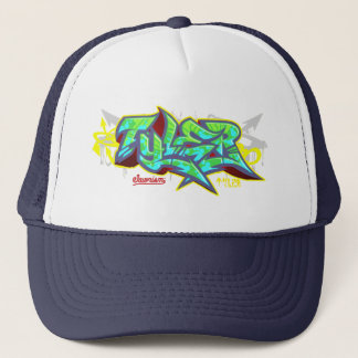 Der NamensTyler in GraffitiFernlastfahrer Hut Truckerkappe