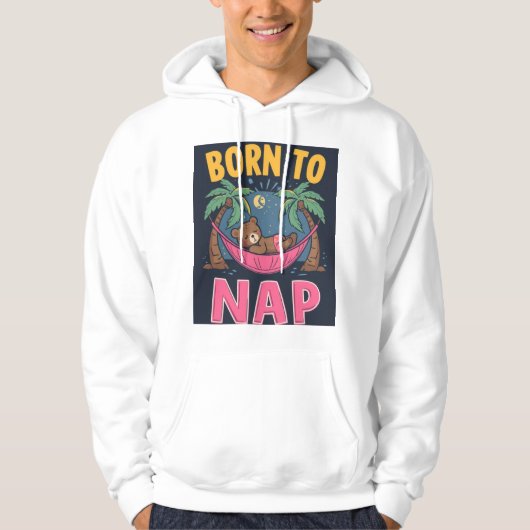 Der Nap King Hoodie (Vorderseite)
