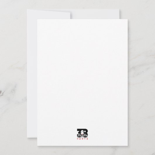 Der Narr Feiertagskarte (Rückseite)