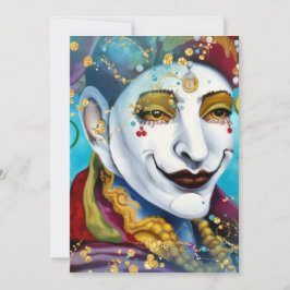 Der Narr Feiertagskarte