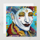 Der Narr Feiertagskarte (Vorne/Hinten)