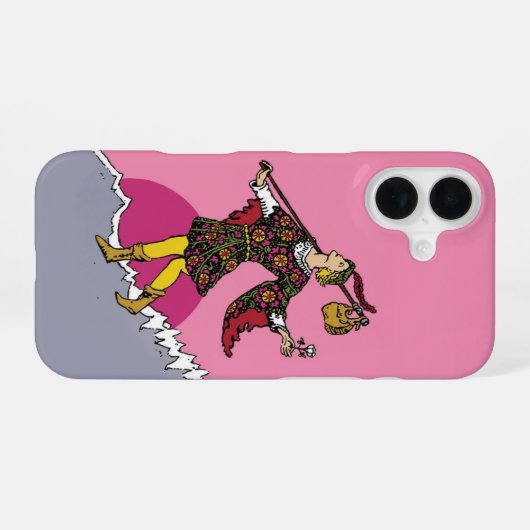 Der Narr iPhone 16 Hülle (Rückseite (Horizontal))