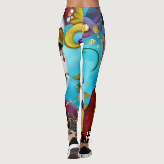 Der Narr Leggings (Rückseite)