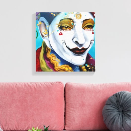 Der Narr Leinwanddruck (Insitu (Wohnzimmer))