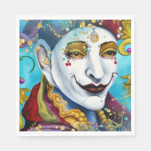 Der Narr Serviette (Vorderseite)