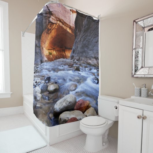 Der Narrows Zion Nationalpark Utah Duschvorhang (Beispiel)