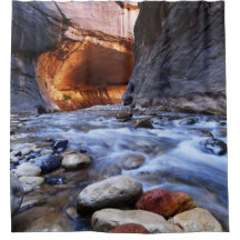 Der Narrows Zion Nationalpark Utah Duschvorhang