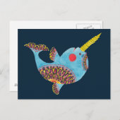 Der Narwhal Postkarte (Vorne/Hinten)