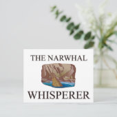 Der Narwhal Whisperer Postkarte (Stehend Vorderseite)