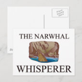 Der Narwhal Whisperer Postkarte (Vorne/Hinten)
