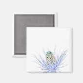 Der Nasenkopf nah nach oben Magnet (Vorderseite/Rückseite)